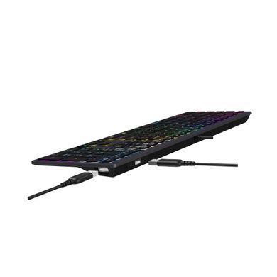 Клавіатура A4Tech Fstyler FX60H Grey Neon Backlit (FX60H USB (Grey) Neon backlit) [605953]