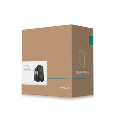 Корпус DeepCool CH360 Digital Black без БЖ (R-CH360-BKAPE3D-G-1) [608741]