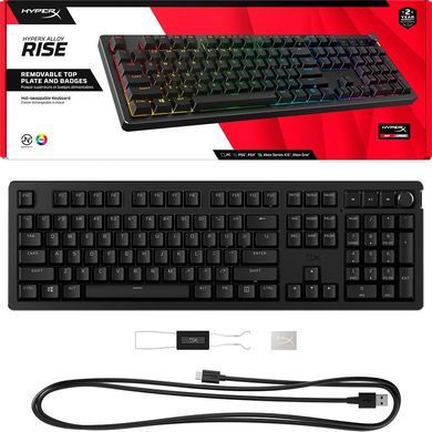 Клавіатура HyperX Alloy Rise PBT HX Red Black (7G7A3AA) [618740]