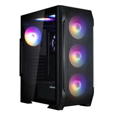Корпус Zalman N7PLUSV2 з БЖ ZM700-LX3 1xUSB3.0, 2xUSB2.0, 6x120мм Rainbow RGB, 1x120мм, VGA 340мм, LCS ready, TG Side Window, ATX, чорний (N7PLUSV2+ZM700-LX3) [112531]
