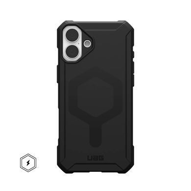 Чохол UAG для iPhone 16 Plus, Essential Armor Magsafe, Black (114447114040) [108230]