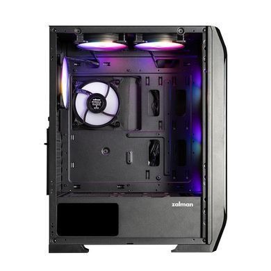Корпус Zalman N7PLUSV2 з БЖ ZM700-LX3 1xUSB3.0, 2xUSB2.0, 6x120мм Rainbow RGB, 1x120мм, VGA 340мм, LCS ready, TG Side Window, ATX, чорний (N7PLUSV2+ZM700-LX3) [112531]