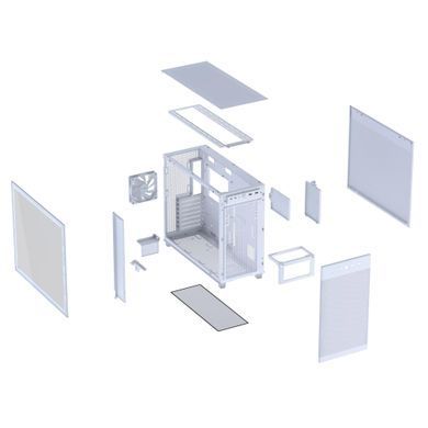 Корпус Asus Prime AP303 TG White (90DC00V3-B39010) [615486]