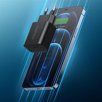 Мережевий зарядний пристрій Choetech (1USBх3A) Type-C PD20W Charger Black (Q5004-EU) [613600]