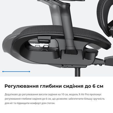 Крісло для геймерів Anda Seat X-Air Pro Size XL Mesh Gray Twilight (AD-WY-01-GGSP-G01) [618551]
