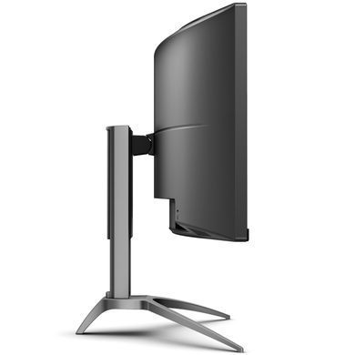 Монітор TFT 49" AOC, VA, 5120x1440, 165Гц, вигн., HDMIx3, DP, USB-C, USB-hub, HAS, кол, чорний (AG493UCX2) [400513]