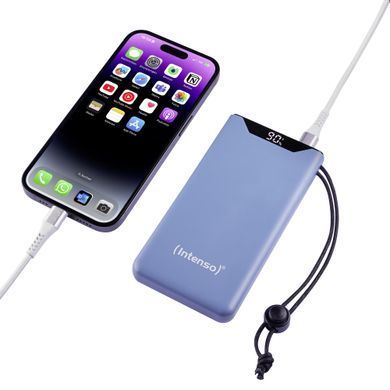 Портативний зарядний пристрій USB 10000MAH QC3.0 BLUE F10000 INTENSO (7332035) [503427]