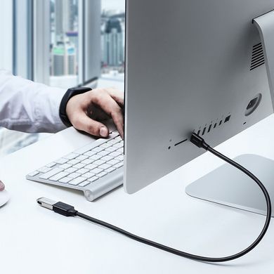 Кабель продовжувач USB 3.0 AM-AF, 3м, Connector gold-plated Чорний, US129 Ugreen (30127) [404056]