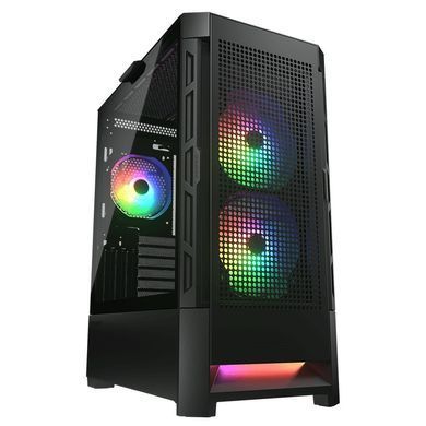 Корпус Cougar без БЖ (AIRFACE RGB Black) [614333]