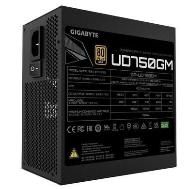 Блок живлення ATX2.31 750W GIGABYTE (GP-UD750GM) [501848]