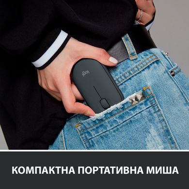 Миша бездротова Logitech Pebble M350 Black USB (910-005718) [614206]