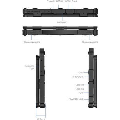 Ноутбук Vinga Scout X14A (X14A-1255321024BWP) [710787]