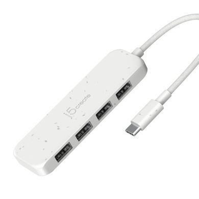USB-хаб J5create 4 USB-A White (JCH341EW-N) [618220]