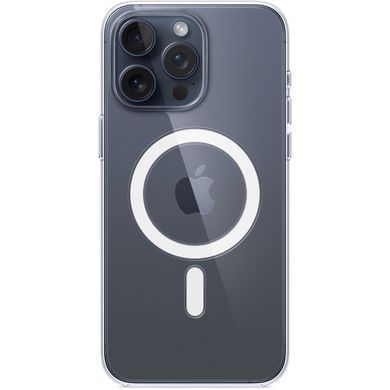 Чохол-накладка Apple Clear Case with MagSafe для Apple iPhone 15 Pro Max Clear (MT233) [614571]