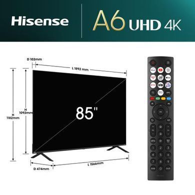 LED-телевізор Hisense 85A6N (20014171) [200691]