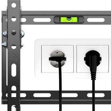 Кронштейн для ТВ AGN з нахилом/23"-43"/45 кг/max.VESA 200x200/Black (AGN43-220T) [405207]