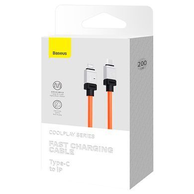 Кабель Baseus CoolPlay Series Fast Charging Cable Type-C to iP 20W 2m Orange (CAKW000107) [803304]