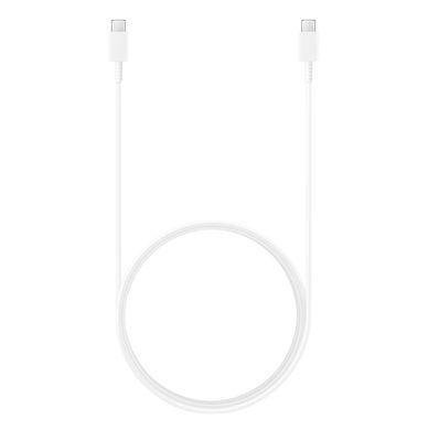 Кабель Samsung USB-C > USB-C заряджання/синхронізації 100Вт PD, 1.8м, білий (EP-DX510JWRGRU) [108539]