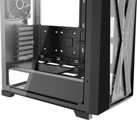 Корпус Xilence XILENT X ARGB X912.ARGB USB-C3.2+2xUSB3.0, 3xARGB+1xBLACK FAN 12cm, без БЖ ATX (XG151_X912.ARGB) [403396]