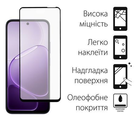 Захисне скло Dengos для Oppo A6x/A6k/A6 4G Black Full Glue 2 шт. (DG-TG2P-95) [619732]