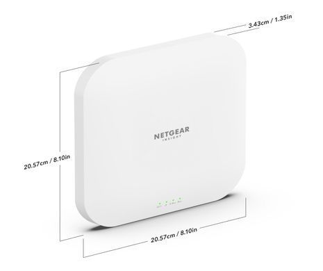 Точка доступу NETGEAR WAX620 AX3600, 1x2.5GE LAN, PoE, MESH (WAX620-100EUS) [14661]