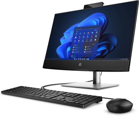Комп'ютер персональний моноблок HP ProOne 440-G9 23.8" FHD IPS Touch, Intel i5-14500T, 16GB, F512GB, UMA, WiFi, кл+м, 2р, Win11P, чорний (B70WKAT) [113821]