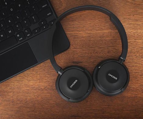 Навушники On-Ear Koss BT330i, BT 5.0, Wireless, 3.5 mini-jack, Mic, Чорний (196619.101) [17184]
