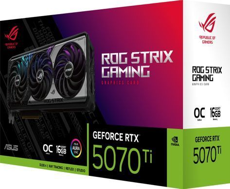 Відеокарта ASUS GeForce RTX 5070 TI 16GB GDDR7 OC ROG-STRIX-RTX5070TI-O16G-GAMING (90YV0M90-M0NA00) [102580]