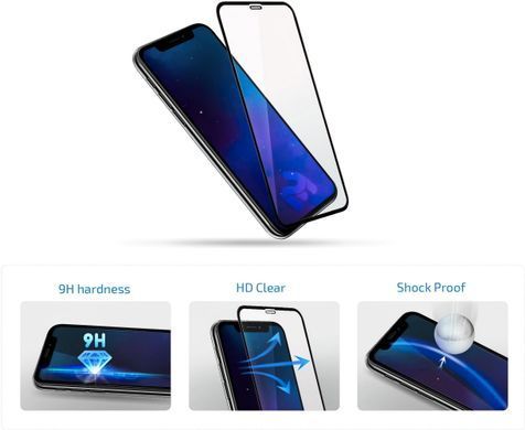 Захисне скло 2E для Samsung Galaxy A25 5G (A256), 2.5D FCFG, (1 Pack), чорна рамка (2E-G-A25-SMFCFG-BB) [103124]