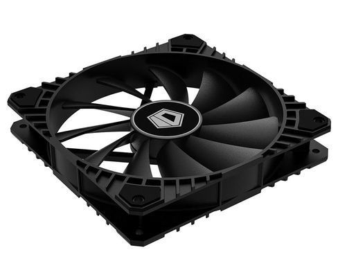 Вентилятор ID-Cooling WF-14025-XT, 140x140x25мм, 4-pin PWM, чорний (WF-14025-XT BLACK) [608875]