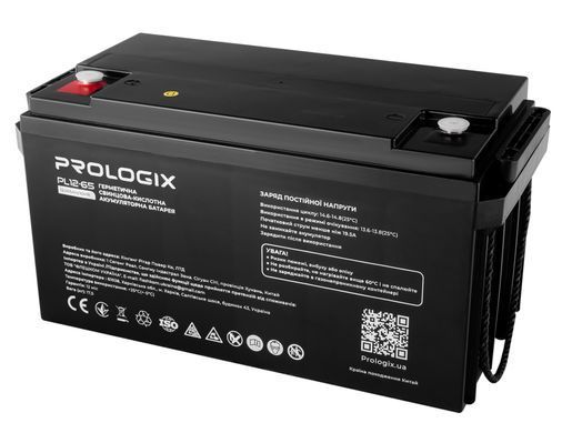 Акумуляторна батарея Prologix 12V 65AH AGM (PL12-65) [615353]