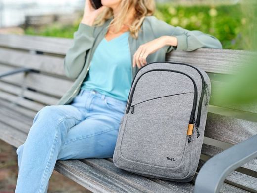 Рюкзак Trust Avana 16" Eco, сірий (24981_TRUST) [103344]