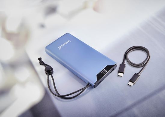 Портативний зарядний пристрій USB 10000MAH QC3.0 BLUE F10000 INTENSO (7332035) [503427]