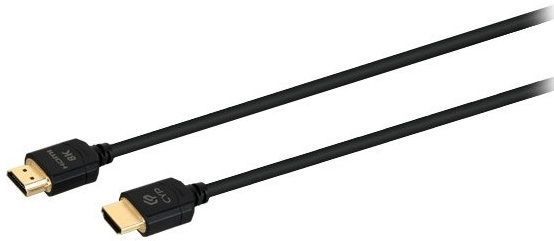 Кабель HDMI, Cypress, 8K certified, 2.0M, 30AWG Чорний (CBL-H600-020) [110684]