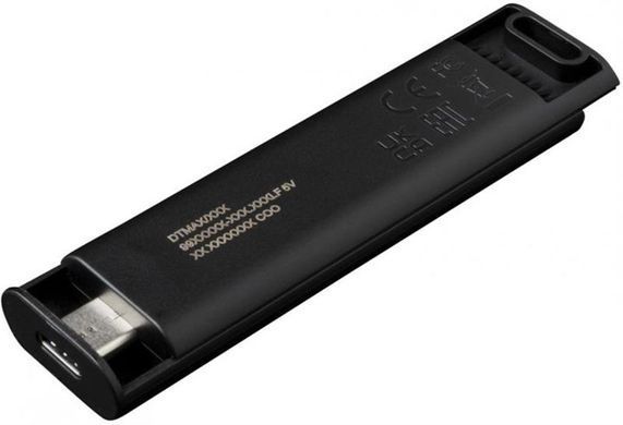 Флеш-накопичувач USB3.2 256GB Type-C Kingston DataTraveler Max Black (DTMAX/256GB) [607258]