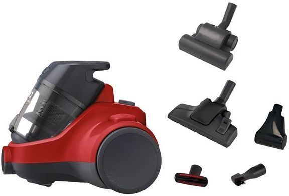 Пилосос Electrolux контейнерний, 750Вт, конт пил -1.8л, HEPA12, 5 насадок, червоний (EC41-ANIM) [105597]