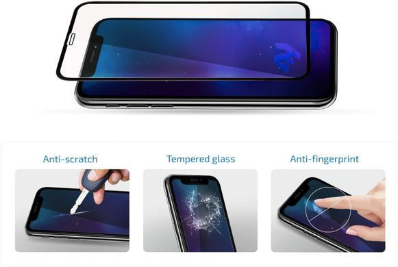 Захисне скло 2E для Samsung Galaxy A25 5G (A256), 2.5D FCFG, (1 Pack), чорна рамка (2E-G-A25-SMFCFG-BB) [103124]