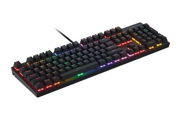 Клавіатура Hator Icefall Mecha Rainbow Black (HTK104UA) [606084]