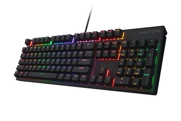 Клавіатура Hator Icefall Mecha Rainbow Black (HTK104UA) [606084]