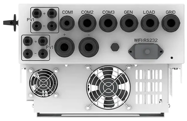 Гібридний інвертор Deye 48V-battery 2 MPPT Wi-Fi 220V 1-ph (SUN-6K-SG05LP1-EU-AM2-P) [204073]