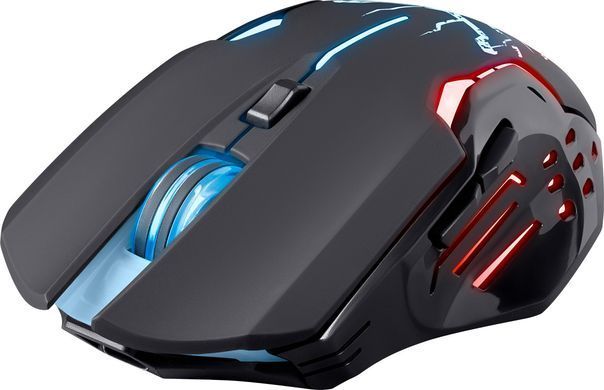Мишка Defender Katana GM-511, бездротова, ігрова, 6кн., 3200 dpi., 400 mAh, чорна (52511) [401335]