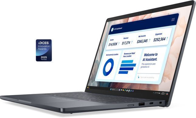 Ноутбук Dell Pro 14 Premium 14" FHD+ AG, Intel U7 268V, 32GB, F512GB, UMA, Win11P, чорний (BTO207PA14250UA_W11P) [100677]