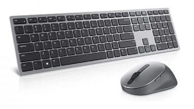 Комплект Dell Premier Multi-Device Wireless Keyboard and Mouse - KM7321W - Ukrainian (QWERTY) (580-AJQV) [103577]