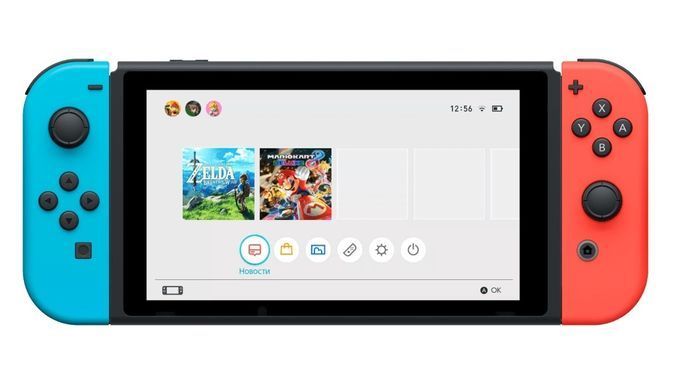Ігрова консоль Nintendo Switch (неоновий червоний/неоновий синій) (45496453596) [12474]
