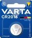 Батарейка Varta літієва CR2016 блістер, 1 шт (06016101401) [113327], фото 1