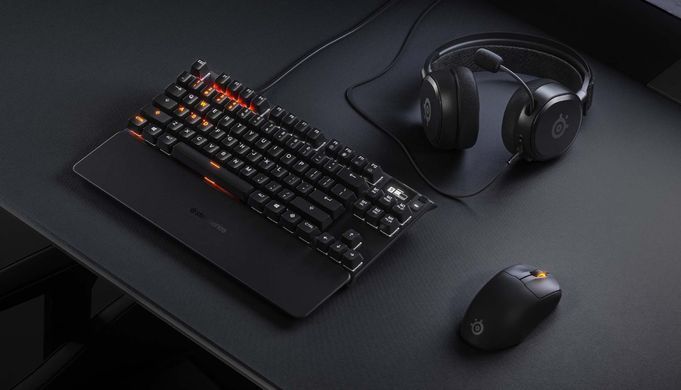 Мишка SteelSeries Prime Mini Wireless Gaming Mouse, RGB, 18000dpi., 5кн., чорна (62426) [401288]