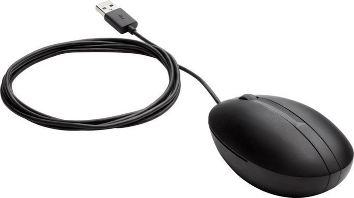 Мишка дротова HP 320M, 3кн., 1000 dpi, чорна (9VA80AA) [401204]