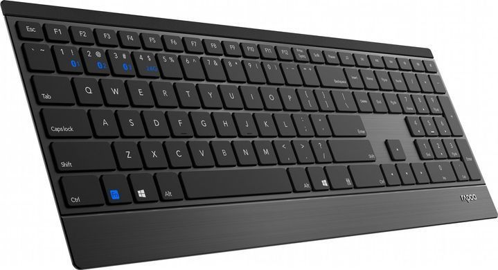 Клавіатура бездротова Rapoo E9500M Wireless Black (E9500M Black) [616823]