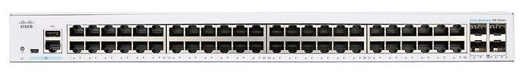 Комутатор Cisco CBS250 48xGE, 4x10G SFP+, Smart (CBS250-48T-4X-EU) [15096]