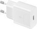 Зарядний пристрій мережевий Samsung 15Вт USB-С, кабель USB-C > USB-C, 1м, білий (EP-T1510XWEGEU) [108453], фото 4